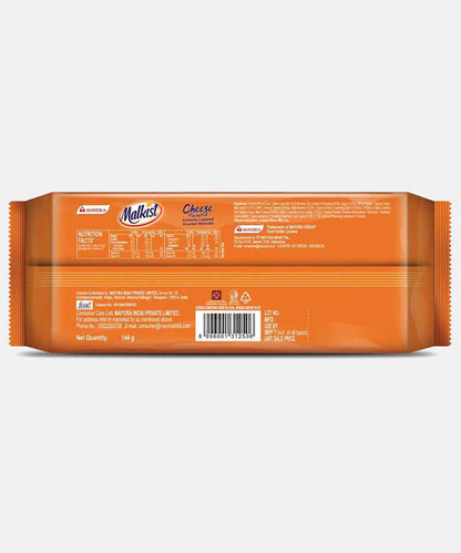 Malkist Cheese Flavoured Chunchy Crackers Biscuits 150 Gm