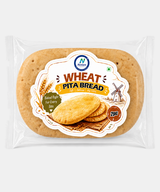 Whole Wheat Pita Bread 2 Pc