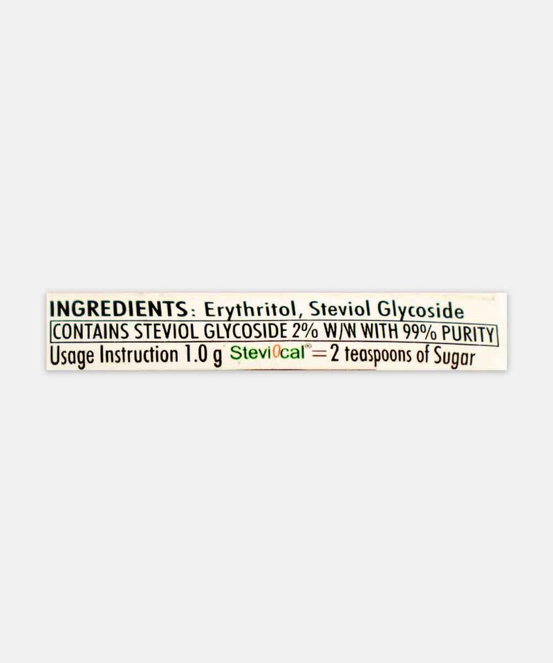 STEVIOCAL NATURALLY STEVIA SWEETENER 200 GM GM