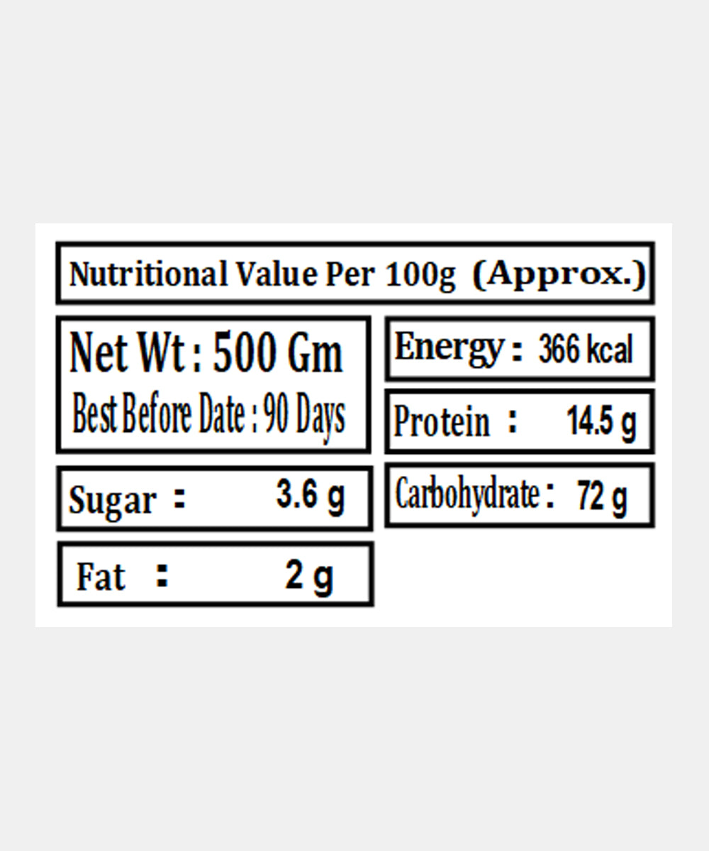 6 Grain Atta No Wheat 500 Gm