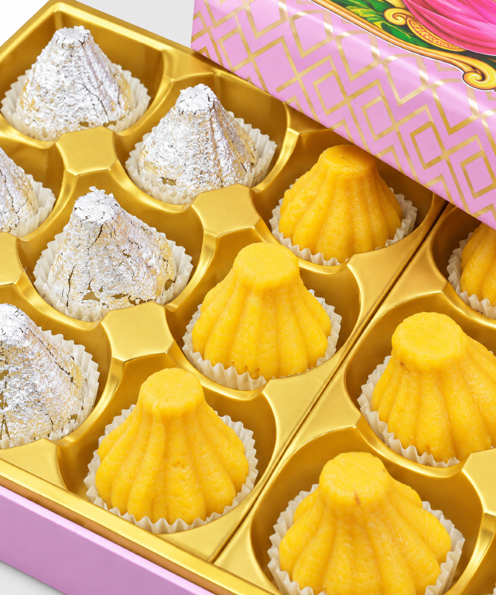 Assorted Kaju Modak Box 24 Pc