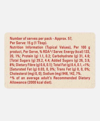 Kissan Fresh Tomato Ketchup Pouch 850 Gm