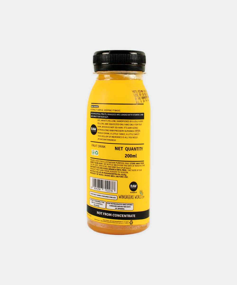 RAW PRESSERY ALPHONSO MANGO JUICE 200 ML