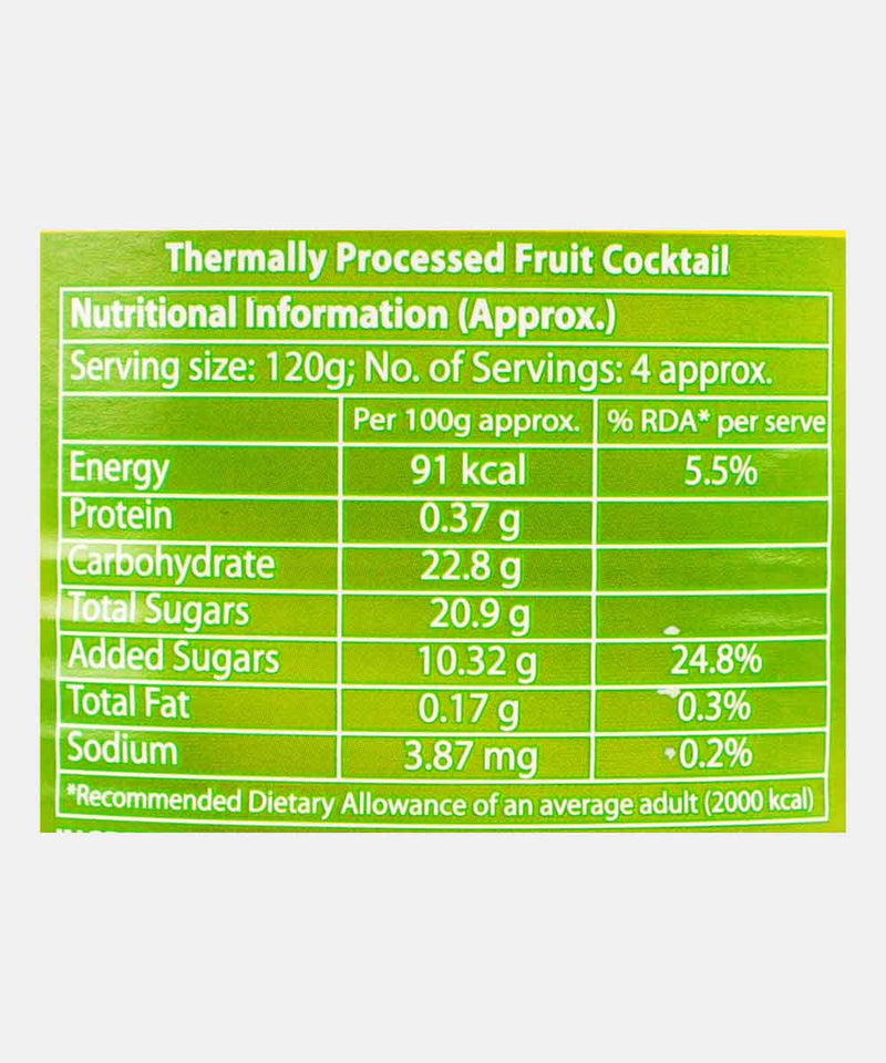 DEL MONTE FRUIT COCKTAIL 850