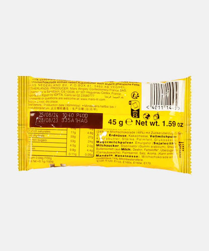 M & M Peanut Chocolate Candy 45 Gm Imported