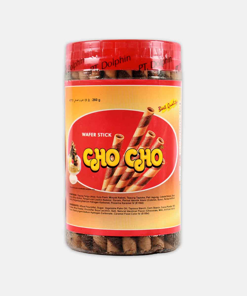 CHO CHO WAFER ROLL CHOCOLATE 260