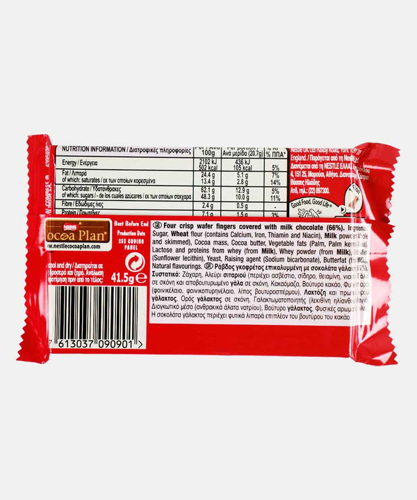 NESTLE KITKAT MILK CHOCOLATE IMPORTED 36.5