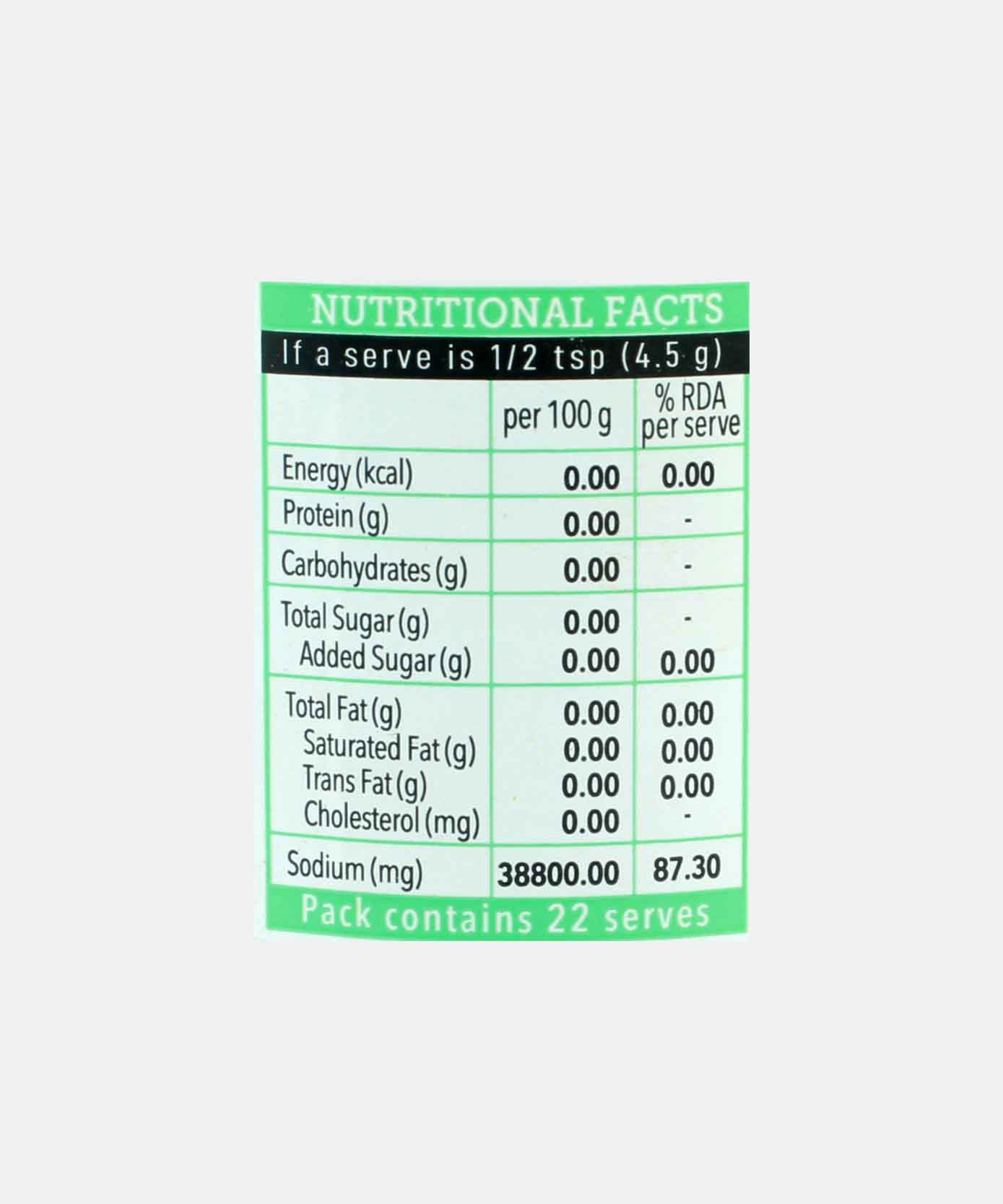 Only Black Salt Grinder 100 Gm