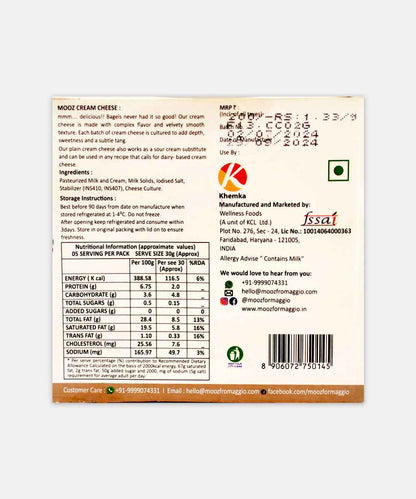 Mooz Cream Cheese 150 Gm