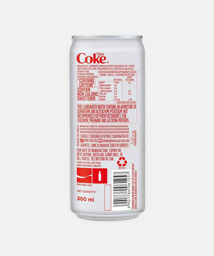 Coke Diet No Sugar 300 Ml