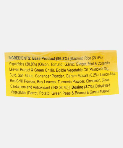 Eze Eats Veg Asli Hyderabadi Biriyani 105 Gm