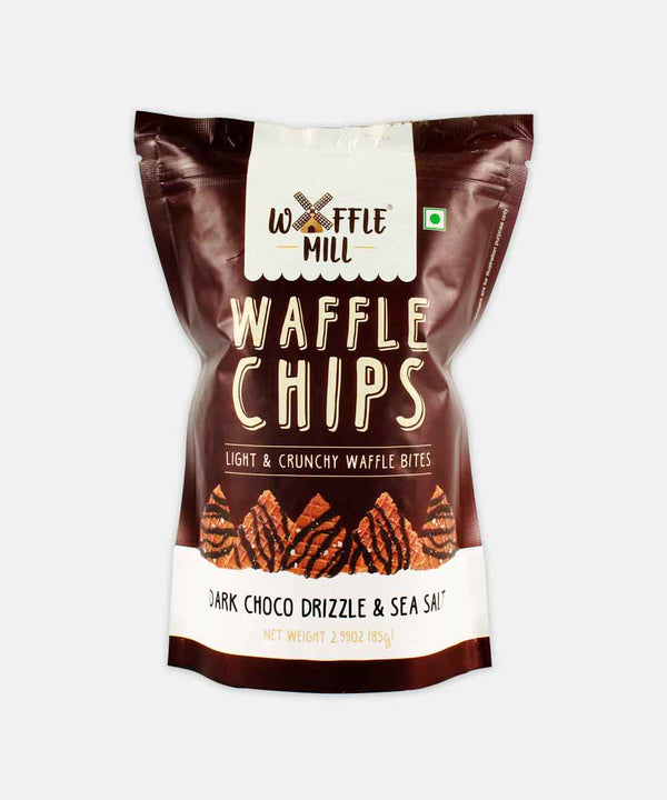 WAFFLE MILL DARK CHOCOLATE & SEA SALT  85 GM