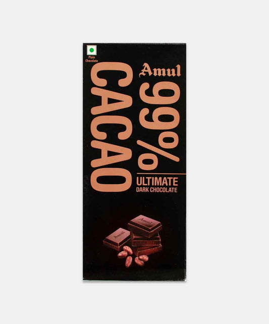 Amul 99% Cacao 125 Gm