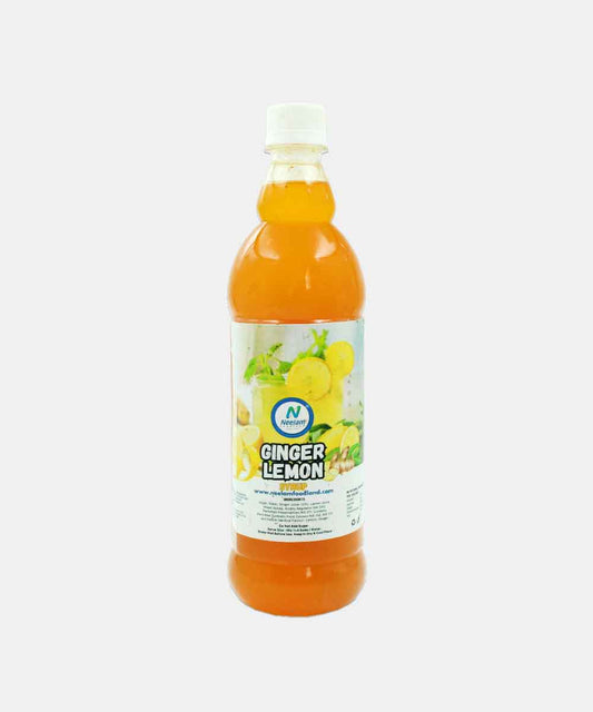 Home Made Ginger Lemon Syrup 750 Ml
