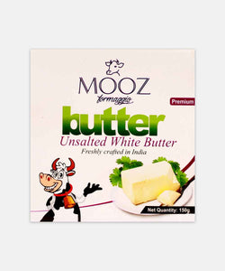 MOOZ UNSALTED WHITE BUTTER 150 GM