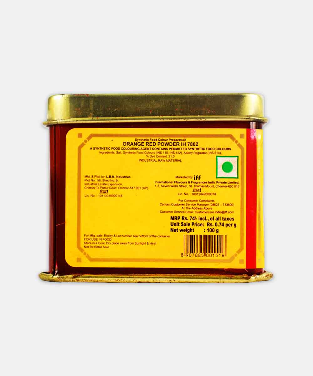 Bush Orange Red Powder 100G