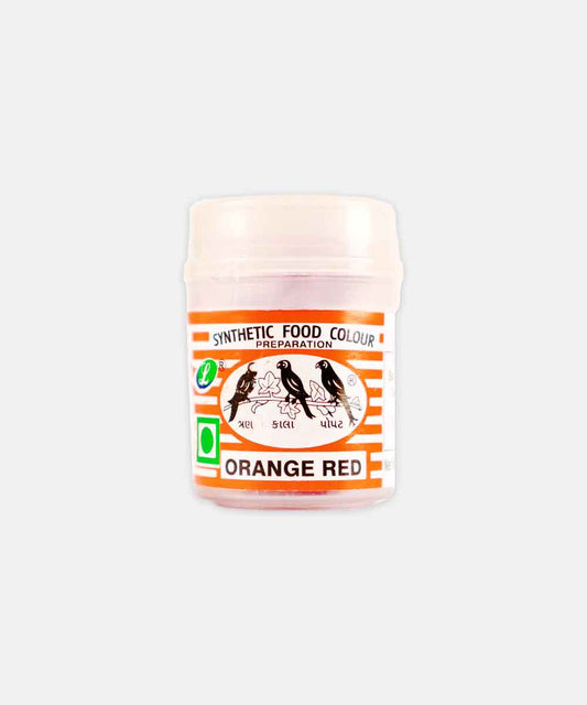 Synithetic Food Colour Orange Red 10 Gm