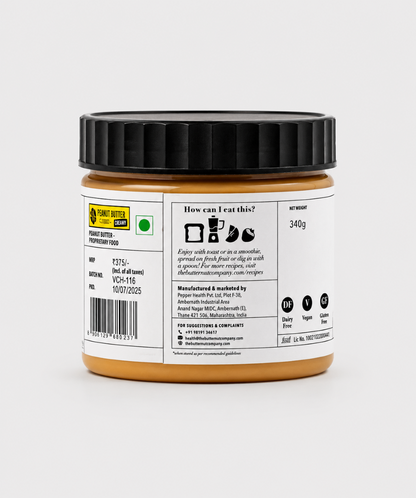The Butternut Co.Peanut Butter Jaggery Creamy 340 Gm