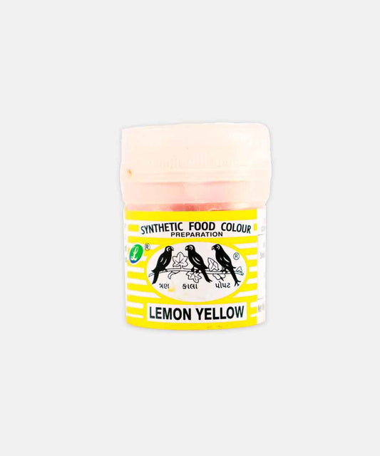 Synithetic Food Colour Lemon Yellow 10 Gm