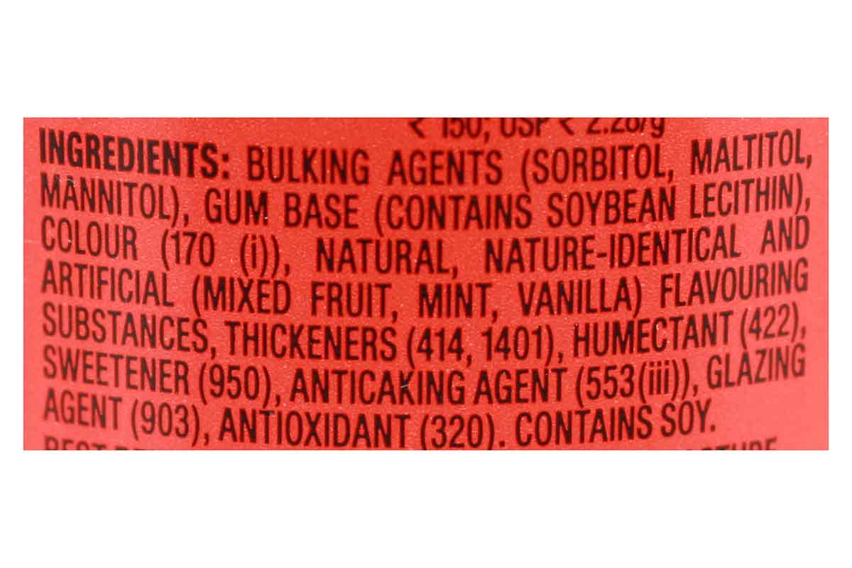 Orbit Mixed Fruit Gum 66 Gm