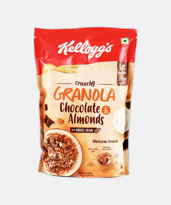 KELLOGGS GRANOLA CHOCOLATE ALMOND 450 GM