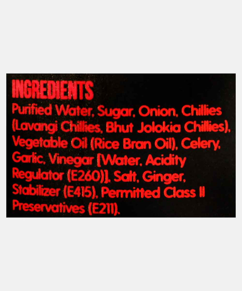 NAAGIN INDIAN HOT SMOKY BHOOT SAUCE 230 GM