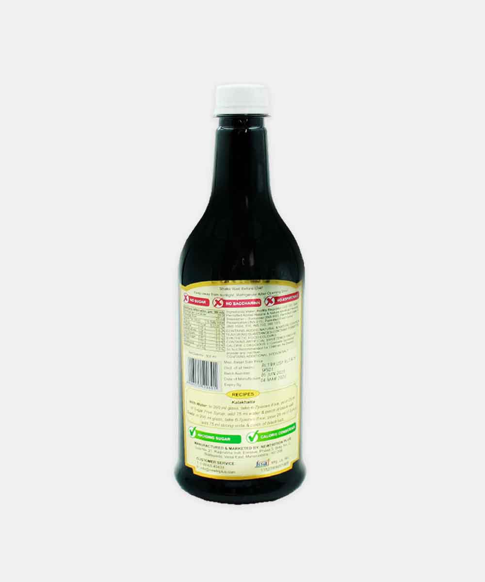 Newtrition Plus Sugar Free Kala Khatta Syrup 500 Ml