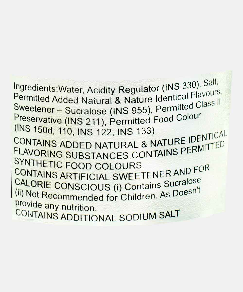 Newtrition Plus Sugar Free Kala Khatta Syrup 500 Ml
