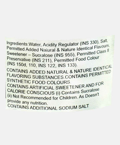 Newtrition Plus Sugar Free Kala Khatta Syrup 500 Ml