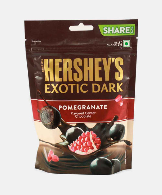Hersheys Exotic Dark Pomegranate Chocolate 100 Gm