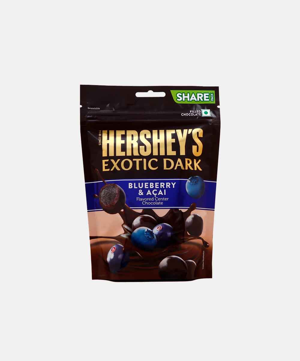 Hersheys Exotic Dark Blueberry & Acai Chocolate 100 Gm - Neelam