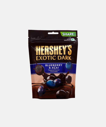Hersheys Exotic Dark Blueberry & Acai Chocolate 100 Gm