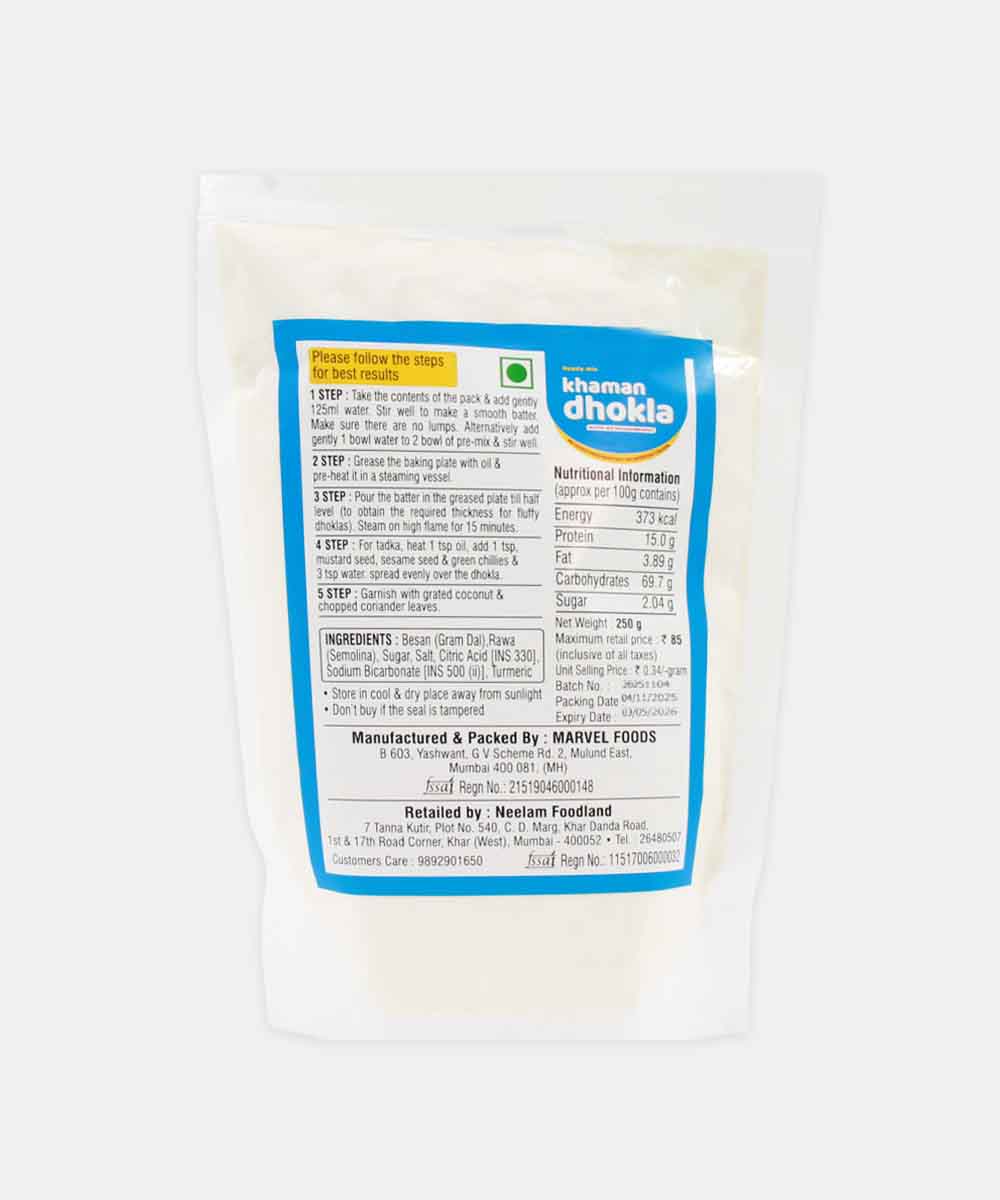 Neelam Instant Ready Mix Khaman Dhokla 250 Gm