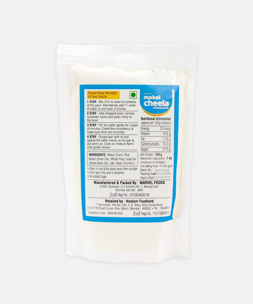 Neelam Instant Makai Cheela 250 Gm