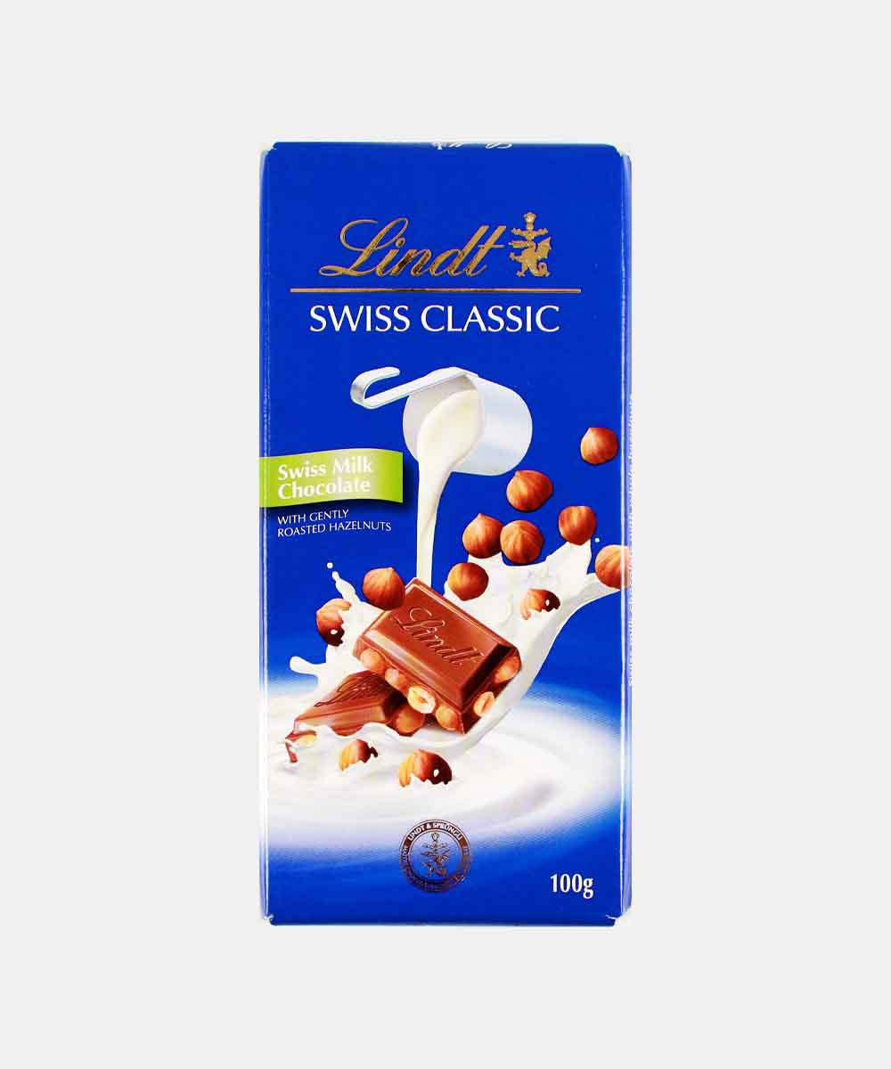 Lindt Hazelnut Milk Chocolate 100 Gm