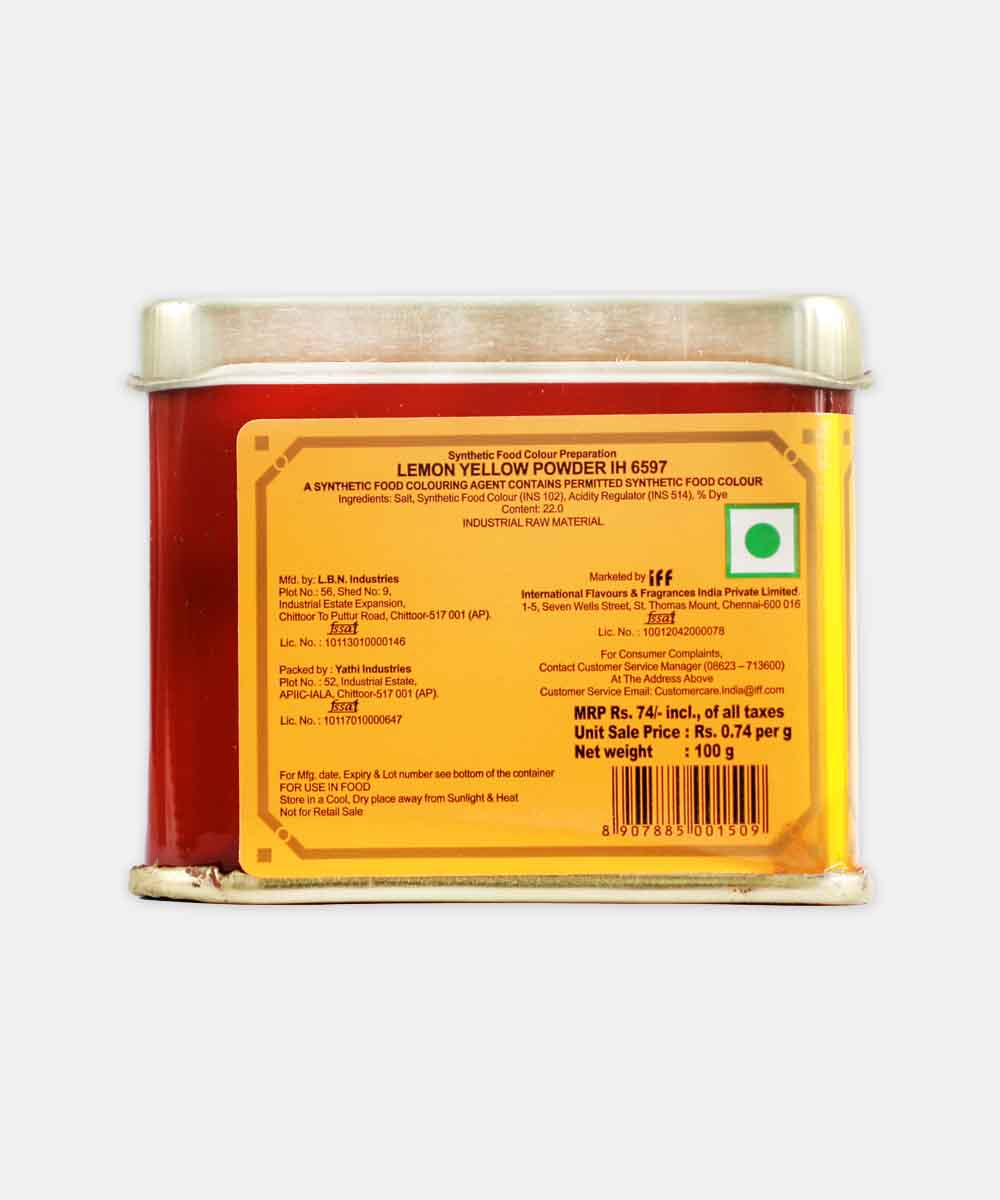 Bush Lemon Yellow Powder 100G