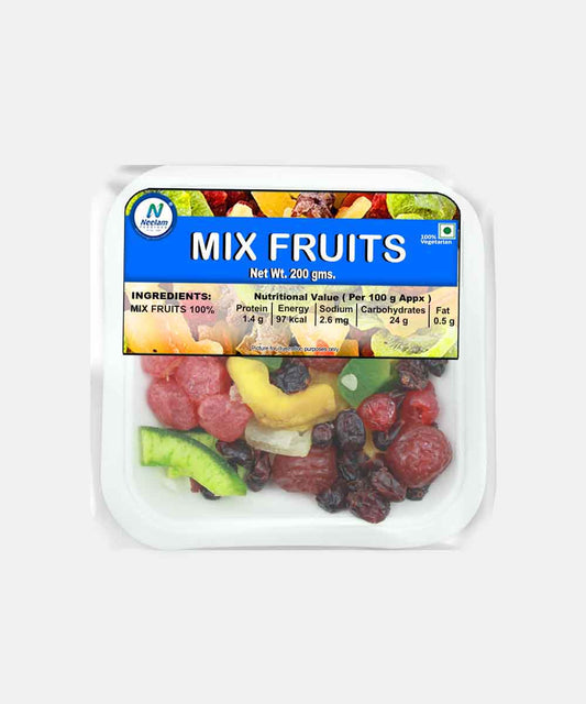 Dried Mix Fruits Tray 200 Gm