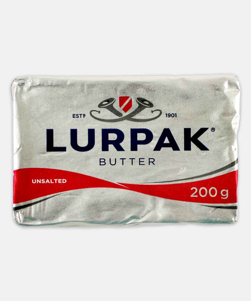 LURPAK BUTTER UNSALTED 200 GM