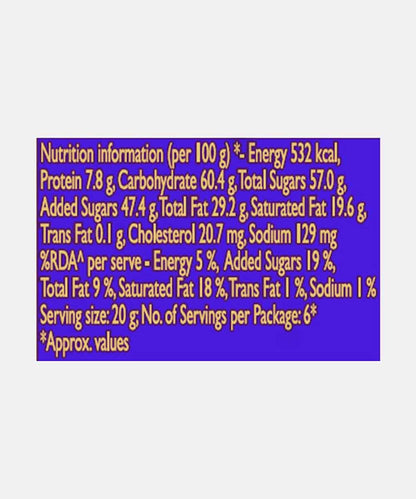 Cadbury Dairy Milk Chocolate 46 Gm
