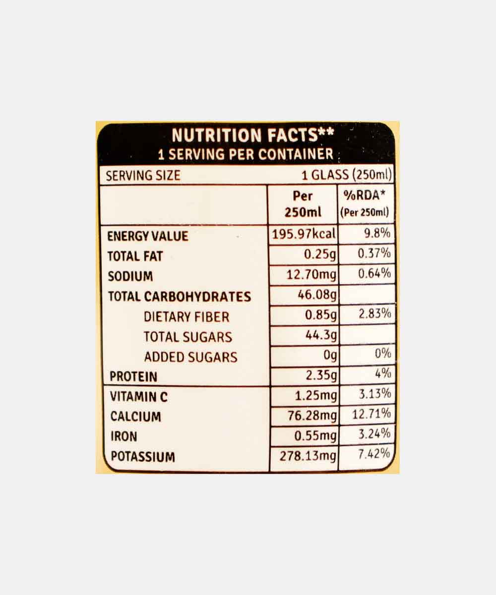 Raw Sugarcane 250 Ml