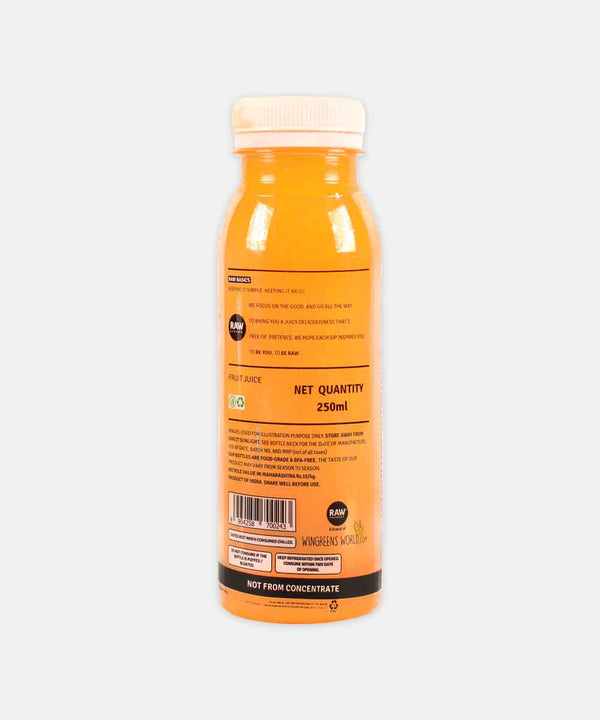 RAW PRESSERY VALENCIA ORANGE JUICE 250 ML