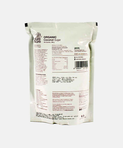 Pure & Sure Organic Coconut Sugar 500 Gm