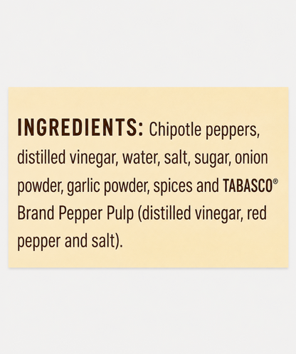 Tabasco Chipotle Pepper Sauce 150 Gm