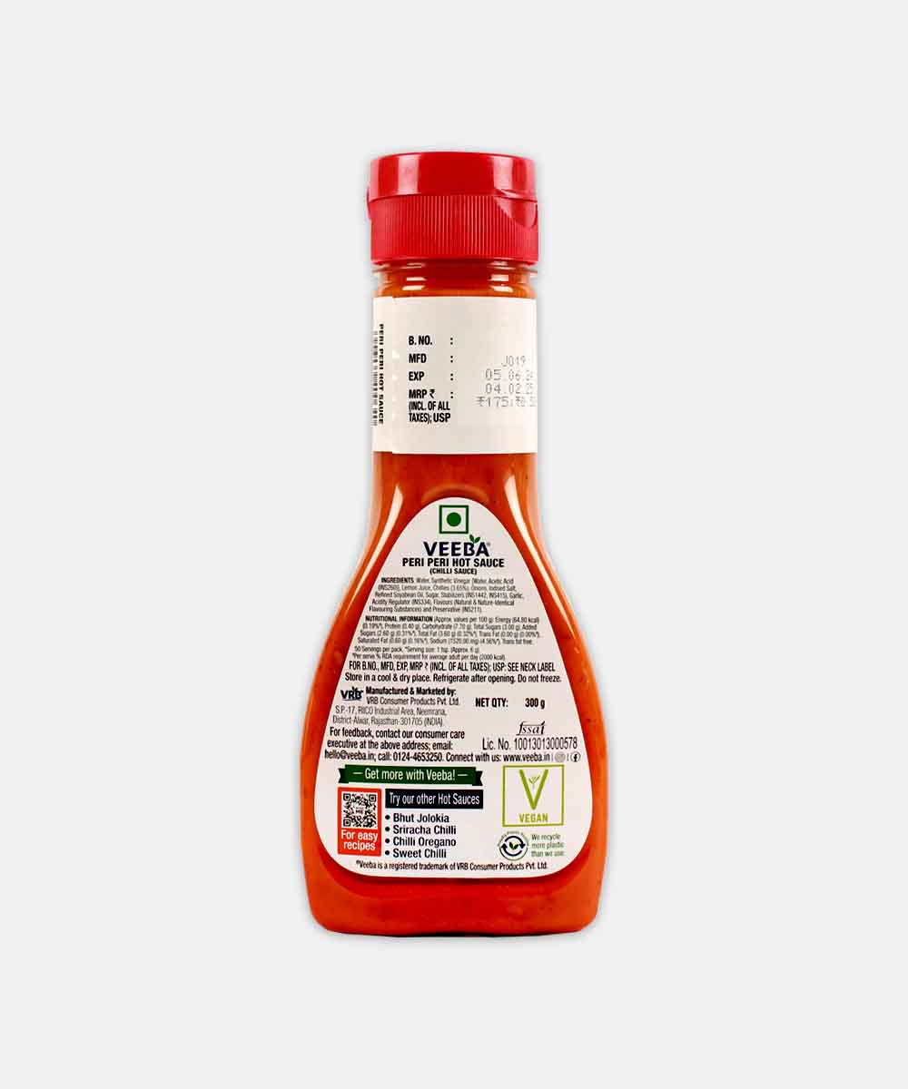 Veeba Peri Peri Sauce 300 Gm