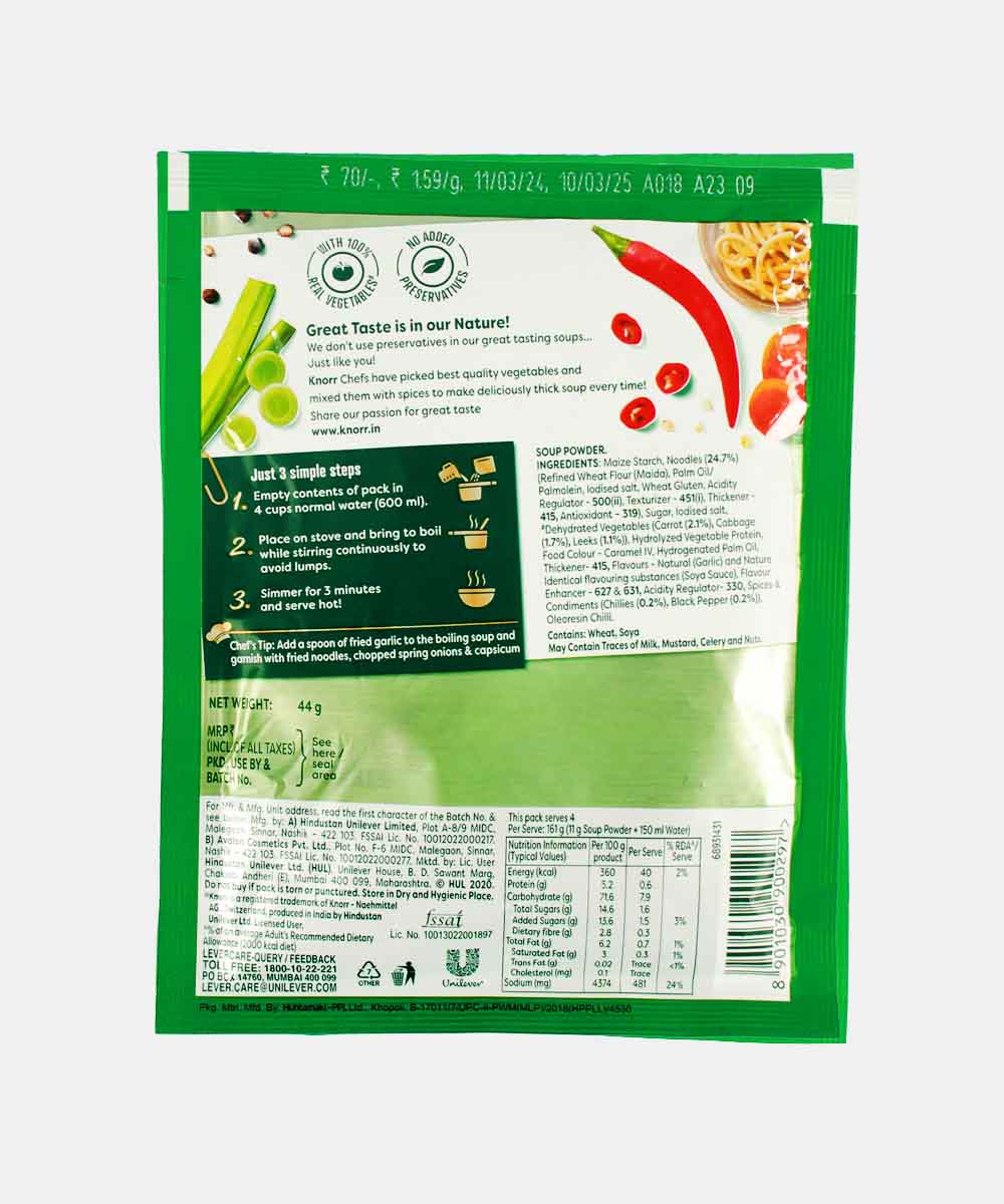 Knorr International Hong Kong Manchow Noodle Soup 44 Gm