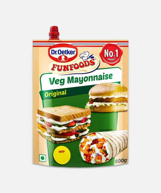 Funfoods Veg Mayonnaise Original 800 Gm