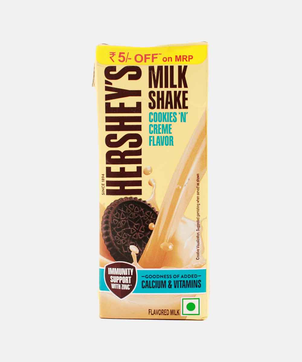 Hersheys Cookies N Creame Flavor Milk Shake 180 Ml