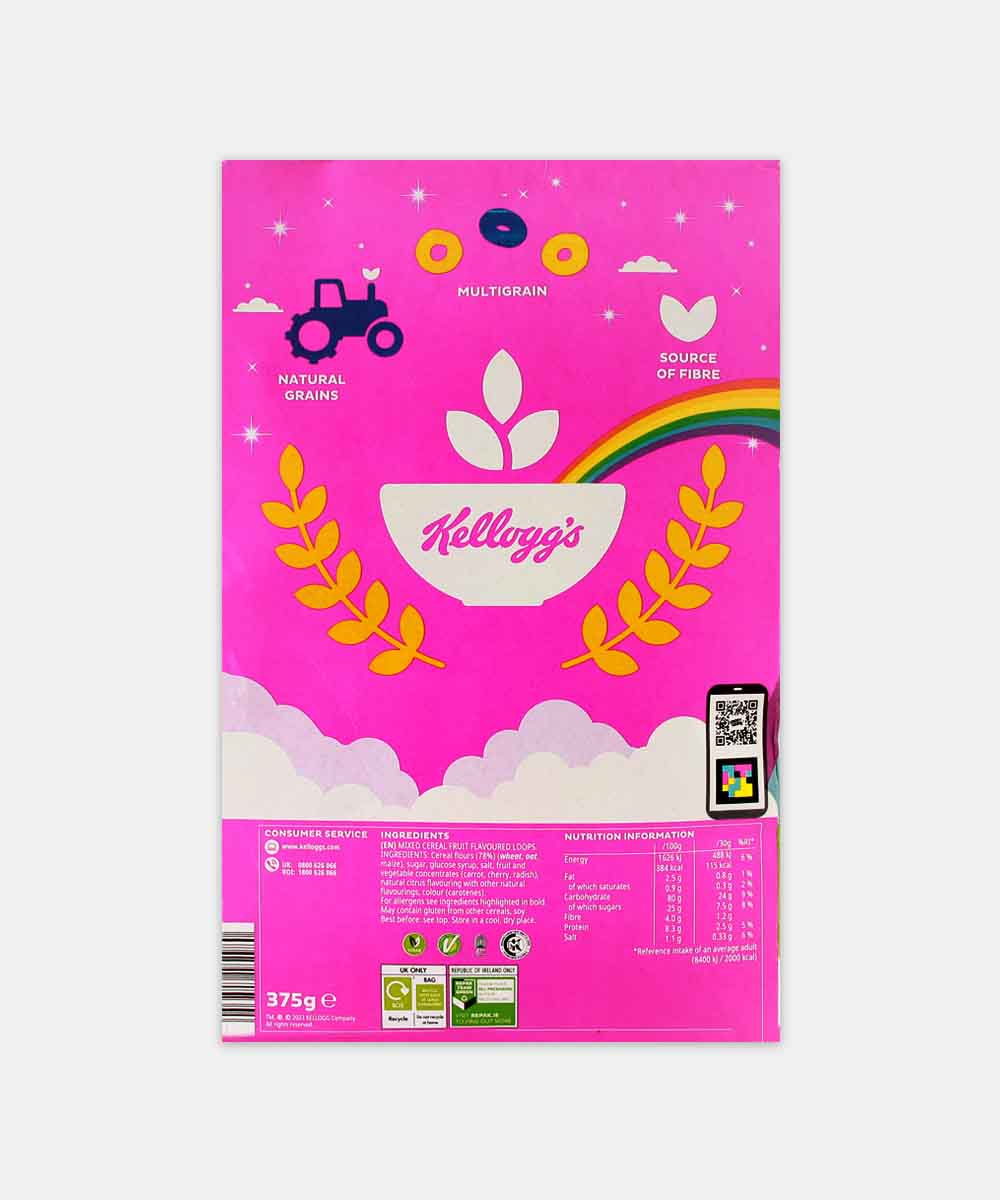 Kelloggs Froot Loops Cereal Imported 375 Gm