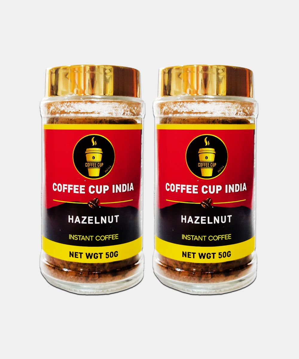 Coffee Cup India Hazelnut Instant Coffee 50 Gm