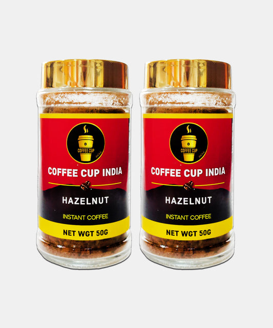 Coffee Cup India Hazelnut Instant Coffee 50 Gm